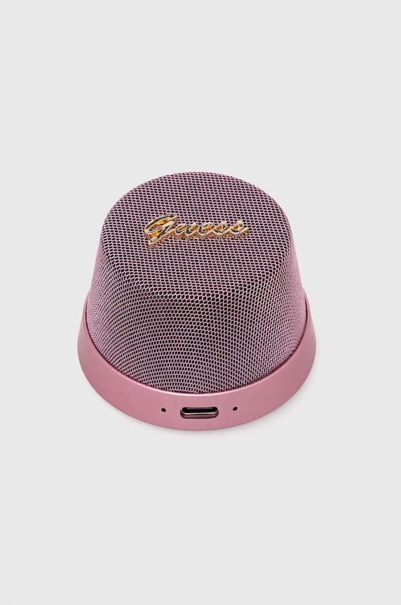 Бездротова колонка Guess Magnetic Script Metal Mini GUWSC3ALSMP рожевий AA00