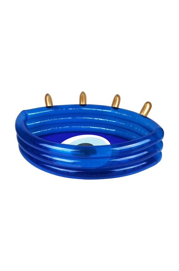SunnyLife piscină gonflabilă pentru bebeluși The Pool Greek Eye albastru S1PPOOGE
