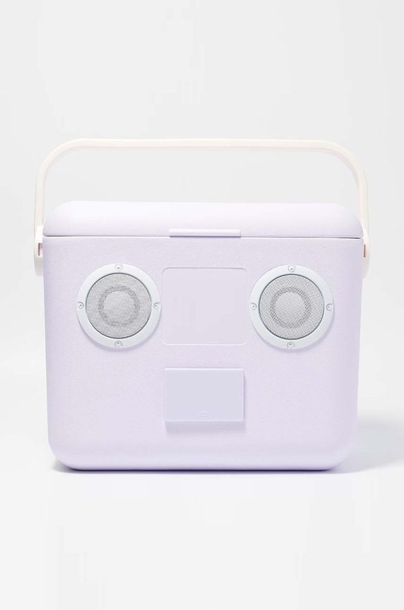 SunnyLife borsa termica con autoparlante Beach Sounds violetto S41BCPSL