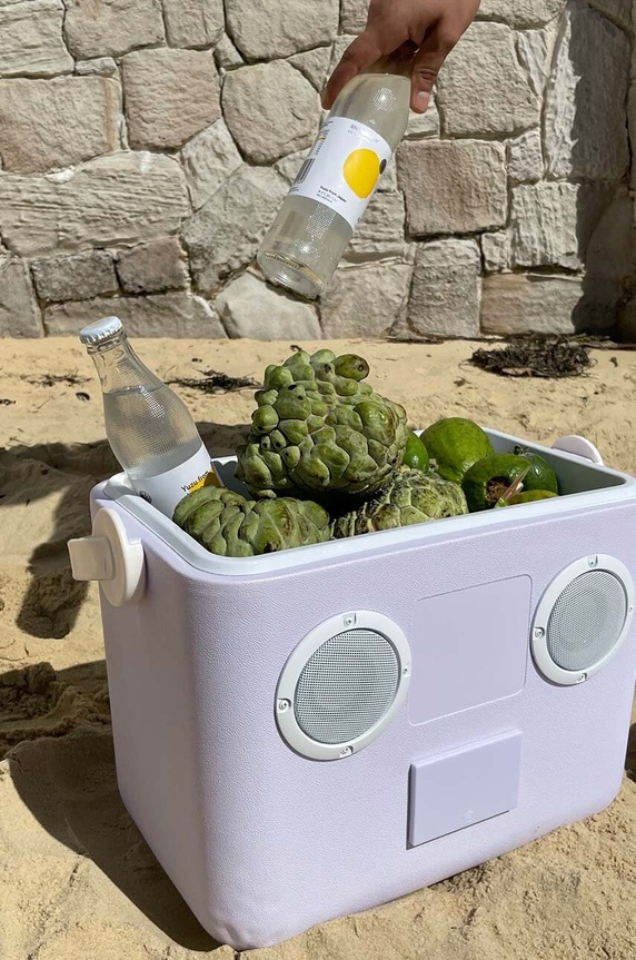 SunnyLife borsa termica con autoparlante Beach Sounds S41BCPSL