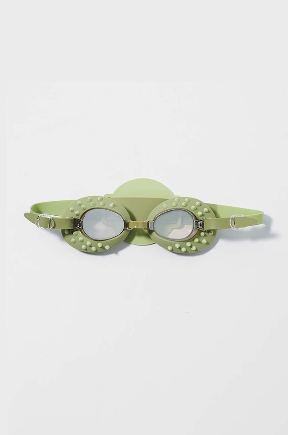Dětské plavecké brýle SunnyLife Cookie the Croc Khaki zelená S41SGCRC