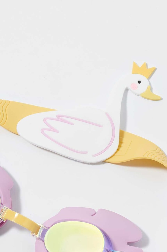 DÍVKA Dětské plavecké brýle SunnyLife Princess Swan Multi S41SGSWN vícebarevná