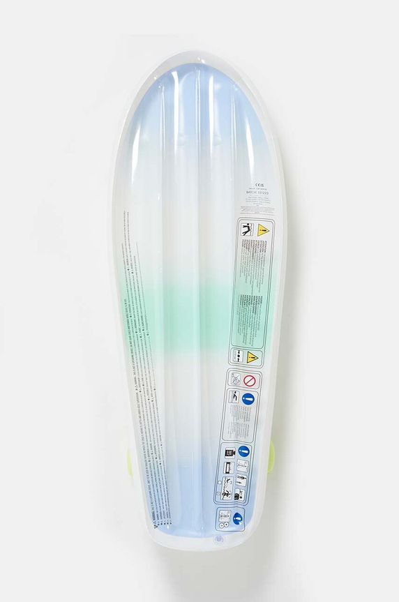 Madrac na napuhavanje za plivanje SunnyLife The Sea Kids Blue-Lime šarena S41SKASK