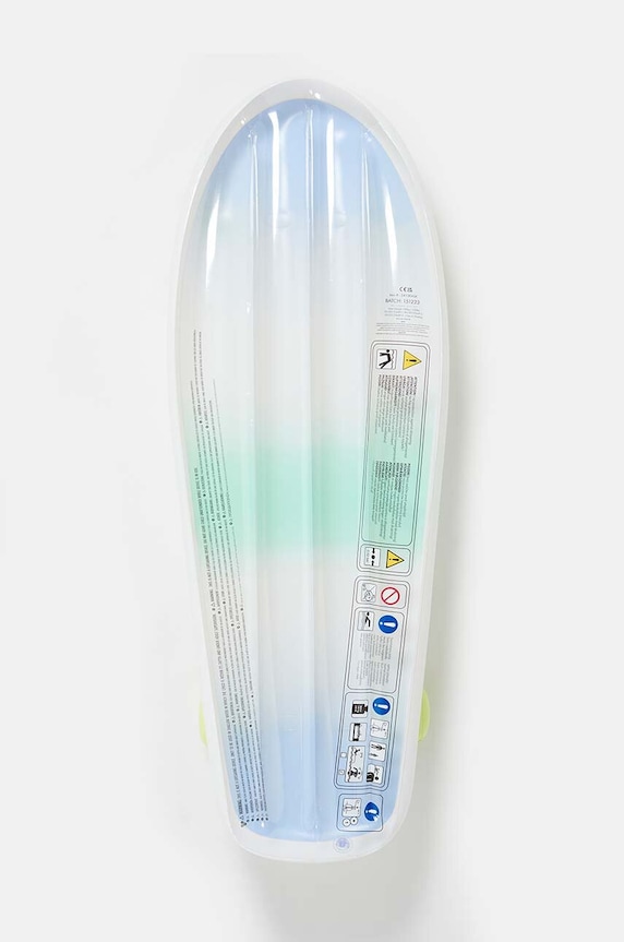 Madrac na napuhavanje za plivanje SunnyLife The Sea Kids Blue-Lime šarena S41SKASK