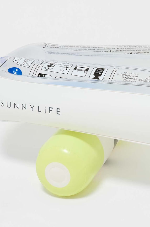 Madrac na napuhavanje za plivanje SunnyLife The Sea Kids Blue-Lime šarena S41SKASK