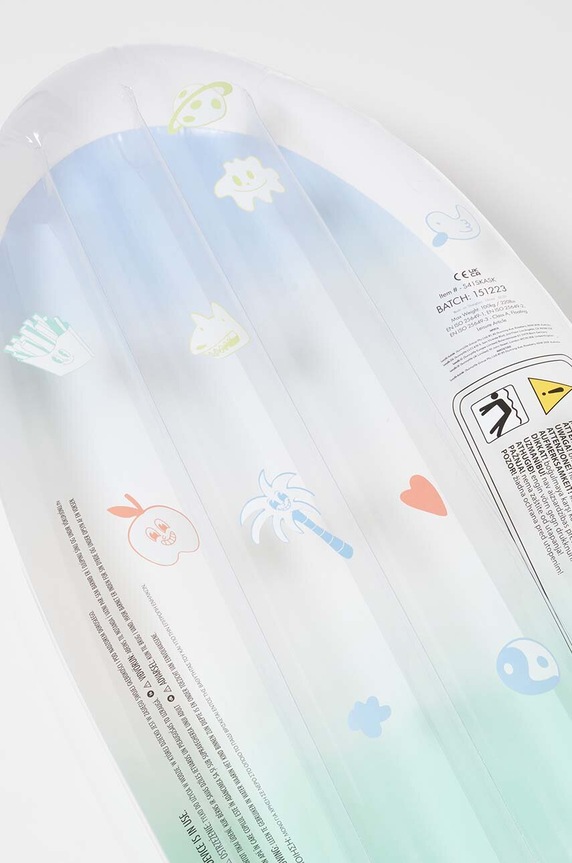 Madrac na napuhavanje za plivanje SunnyLife The Sea Kids Blue-Lime S41SKASK šarena