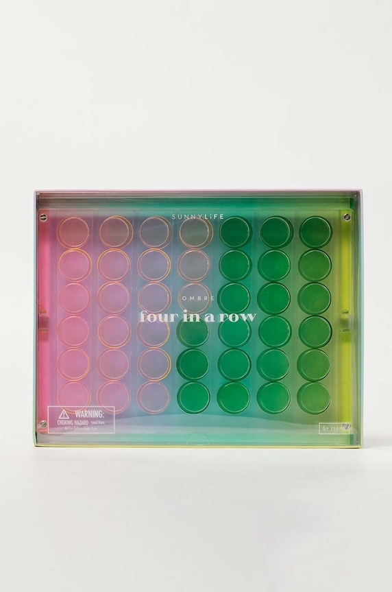 SunnyLife gra Lucite 4 in a Row, Ombre Sherbert multicolor SCLFRSHE