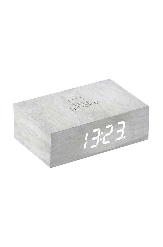 Настолен часовник Gingko Design Flip Click Clock бял G003W13