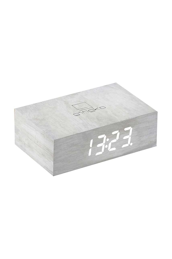 Настолен часовник Gingko Design Flip Click Clock бял G003W13