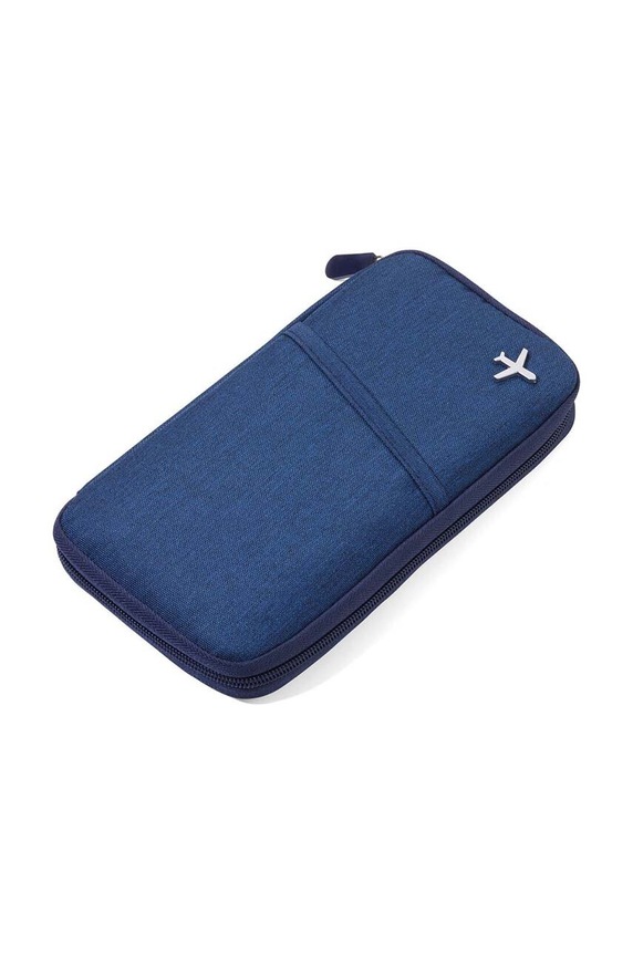 Potovalni etui za dokumente TROIKA Safe Flight mornarsko modra TRTRV20.DB