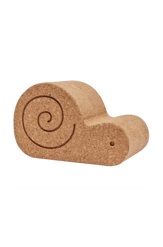 Stolac OYOY Cork Sally Snail M300532 smeđa AA00