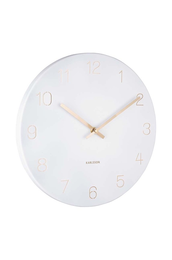 Ρολόι τοίχου Karlsson Charm KA5788WH λευκό AA00
