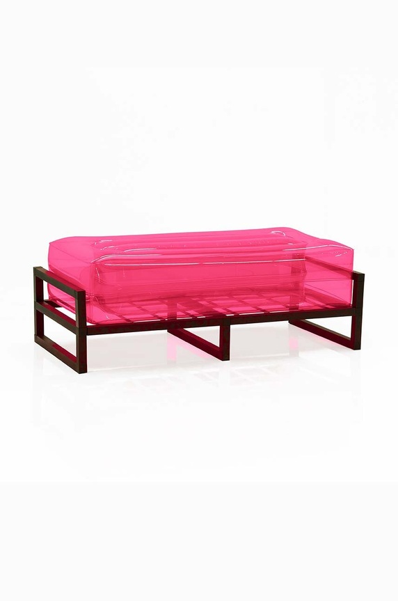Mojow mebel ogrodowy Yomi Pouf XL różowy PYCNXLEKO06RC
