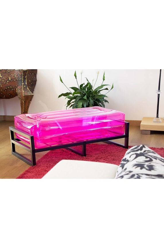 Mojow mebel ogrodowy Yomi Pouf XL PYCNXLEKO06RC różowy AA00