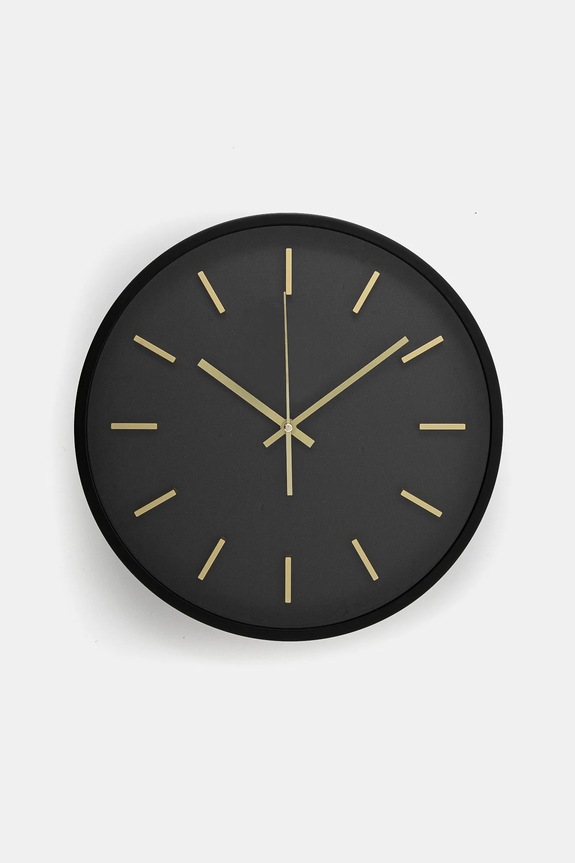 Стенен часовник House Nordic Kensington черен 4361127
