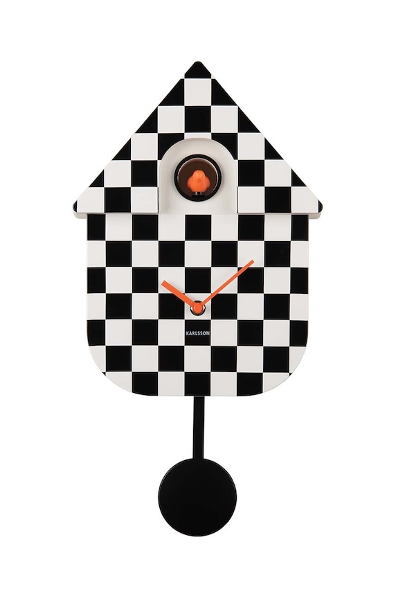 Karlsson zegar ścienny Modern Cuckoo czarny KA5968BK