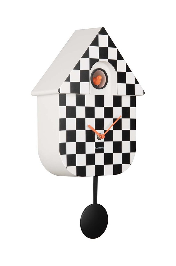 Karlsson zegar ścienny Modern Cuckoo KA5968BK czarny AA00