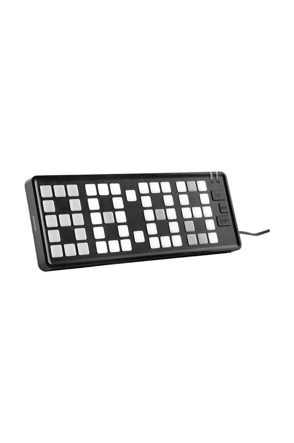 Karlsson budzik Keyboard KA5984BK czarny AA00