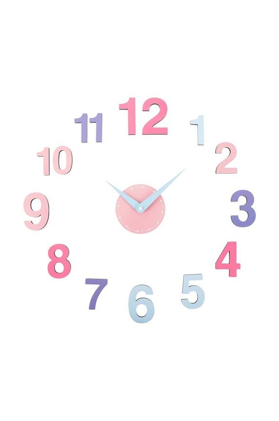 Zidni sat Karlsson DIY Chica šarena KA6002MC