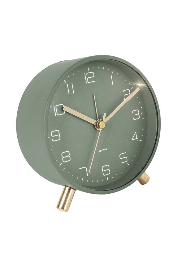 Karlsson budzik Lofty KA5752GR zielony AA00