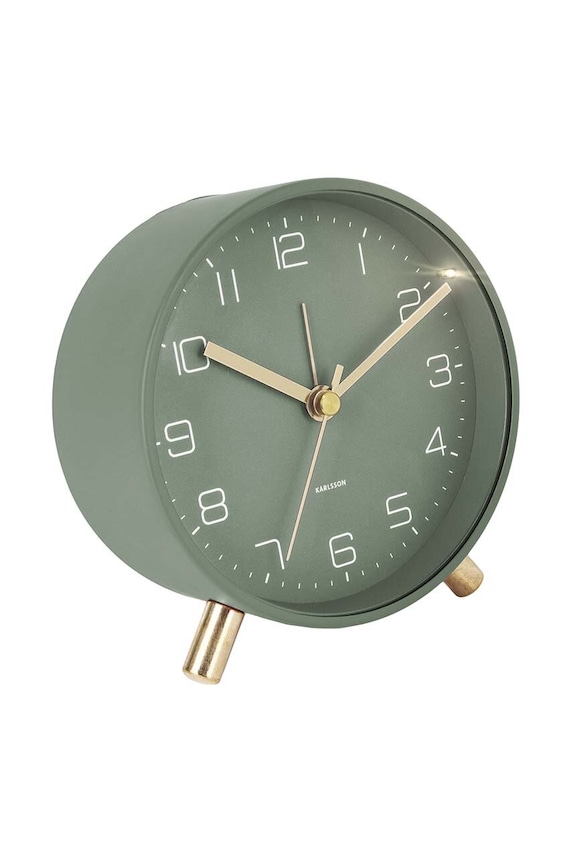 Karlsson budzik Lofty KA5752GR zielony AA00