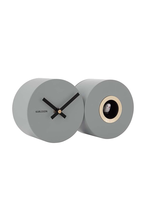 Ρολόι κούκος Karlsson Duo Cuckoo KA5789GY γκρί AA00