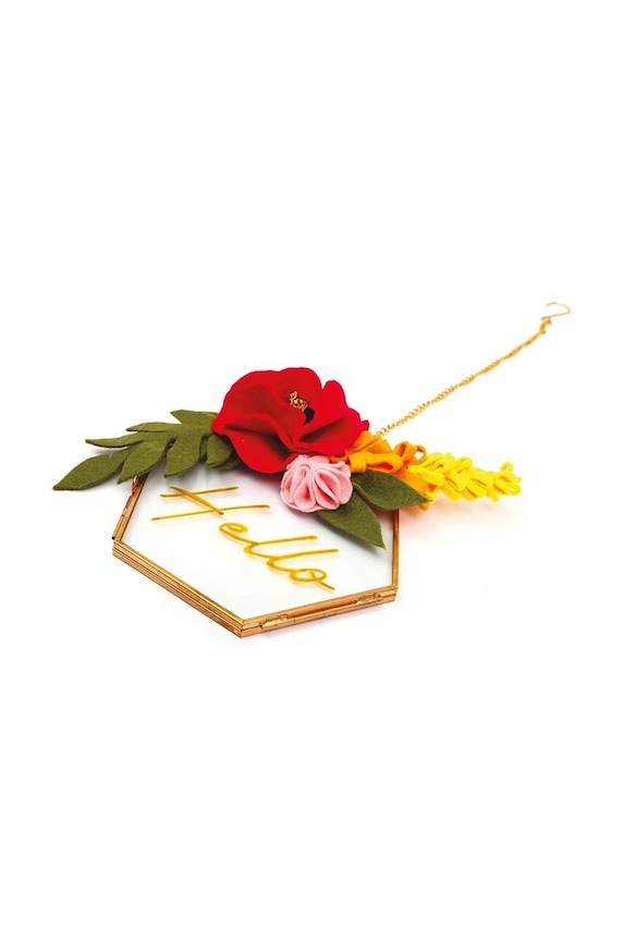 Набір diy декоративна рамка Graine Creative Deco Cadre Fleuri 420057 барвистий AA00