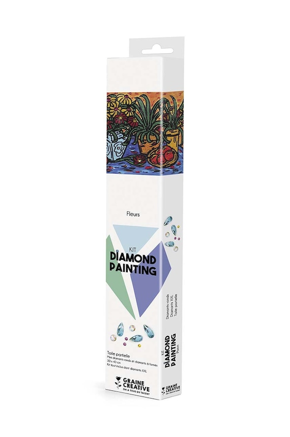 Graine Creative zestaw diy Diamond Painting Fleurs multicolor 117051.