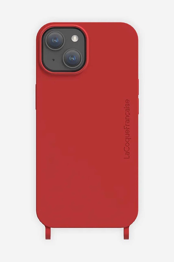 Чехол на телефон LaCoqueFrançaise iPhone 15 красный LE314383