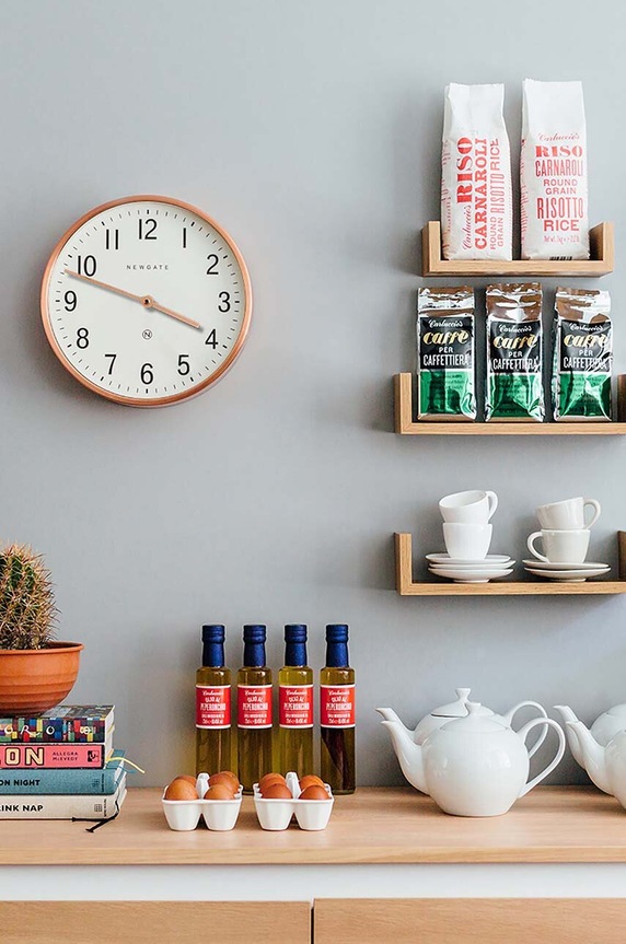 Σαλόνι και υπνοδωμάτιο Ρολόι τοίχου Newgate Master Edwards Wall Clock KB996LUGG371RAC πολύχρωμο