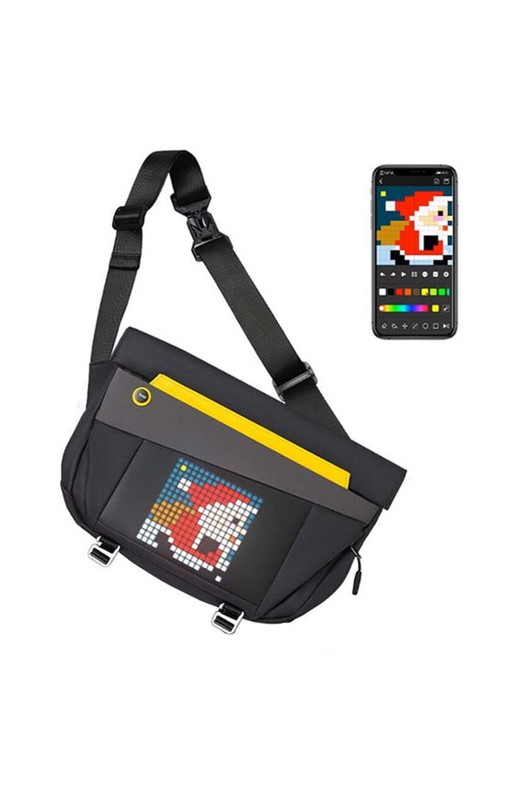 Divoom borsetă cu afișare pixel art SlingBag - V negru 6958444603803