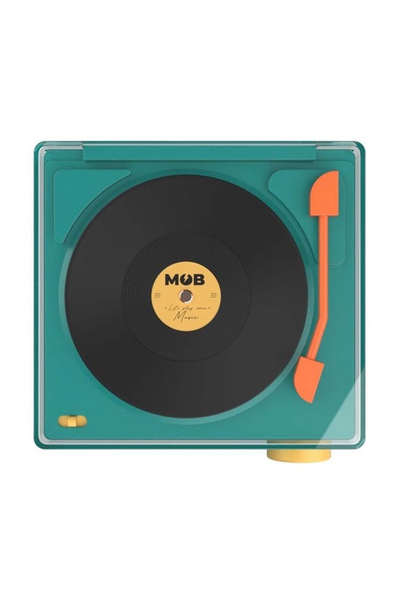 MOB boxă cu ceas deşteptător Gramofon VS.80.BL1 albastru AA00