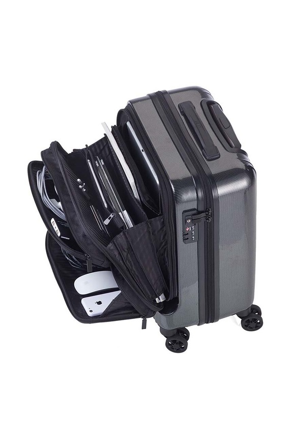 Doplnky Kufor TROIKA 36 Hours Trolley 47 L 53x37x24 cm TRLUG02.CB čierna