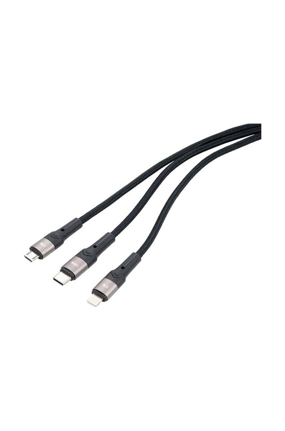 Зарядное-кабель TROIKA Dreizac Pro 3 w 1 TRCBL40.BK мультиколор AA00