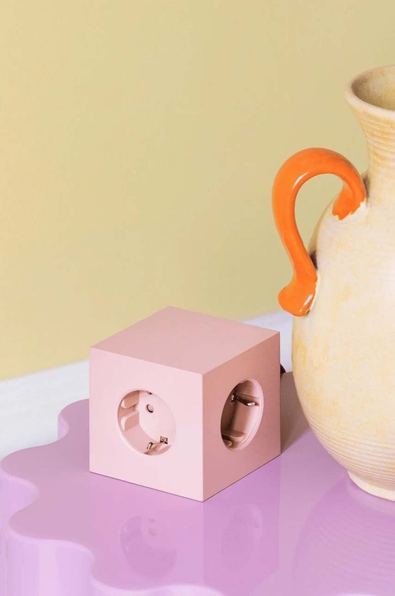 Magnetni polnilec v obliki kocke Avolt 2 x USB, 1,8 m roza SQ1.EUFC20.18OP.