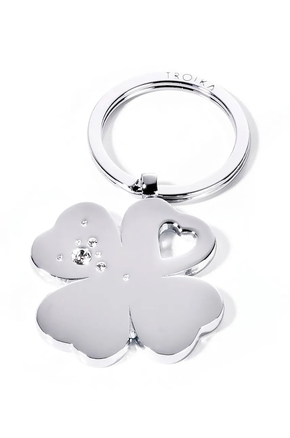 Privjesak TROIKA Girls Best Friends Clover siva TRKR9.30.CH