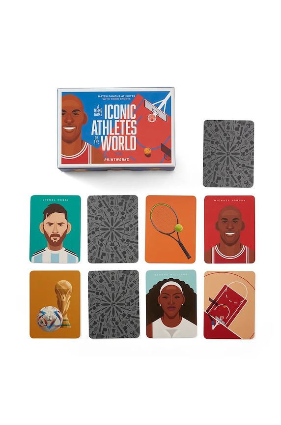 Printworks gra karciana Memory Iconic Athletes PW00616 multicolor AA00