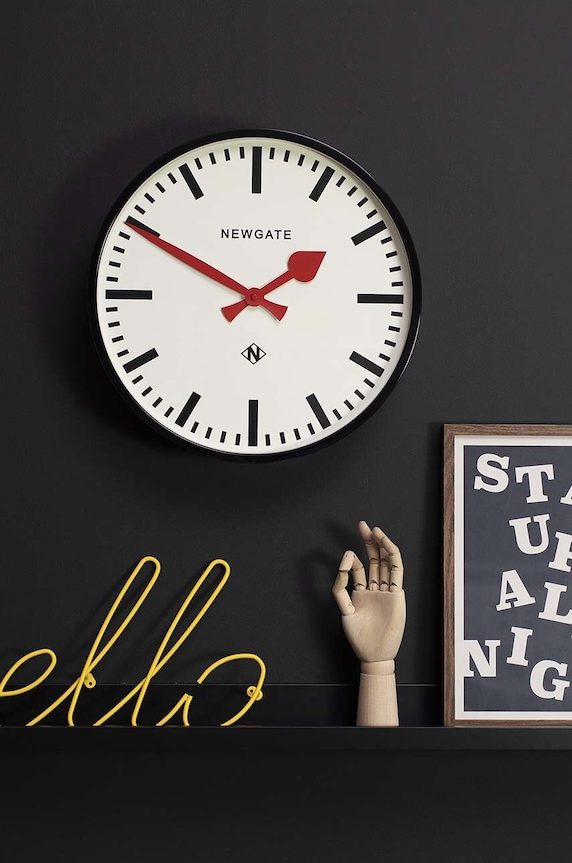 Living și dormitor Newgate ceas de perete Putney Wall Clock KB984PUT390K negru