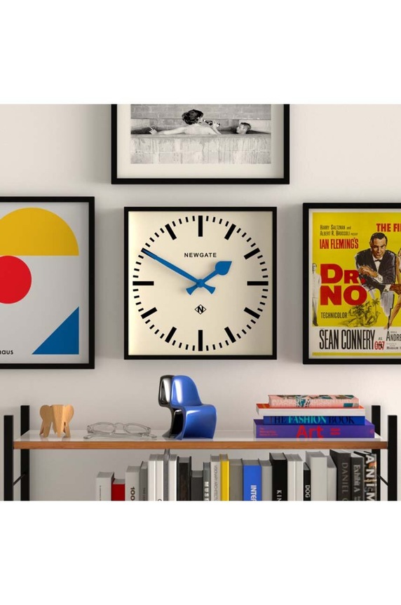 Newgate ceas de perete Number 5 Wall Clock albastru KB1188NUMFIV390KICE