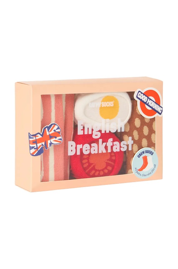 Ponožky Eat My Socks English Breakfast 2-pack vícebarevná EMSNCREBX2