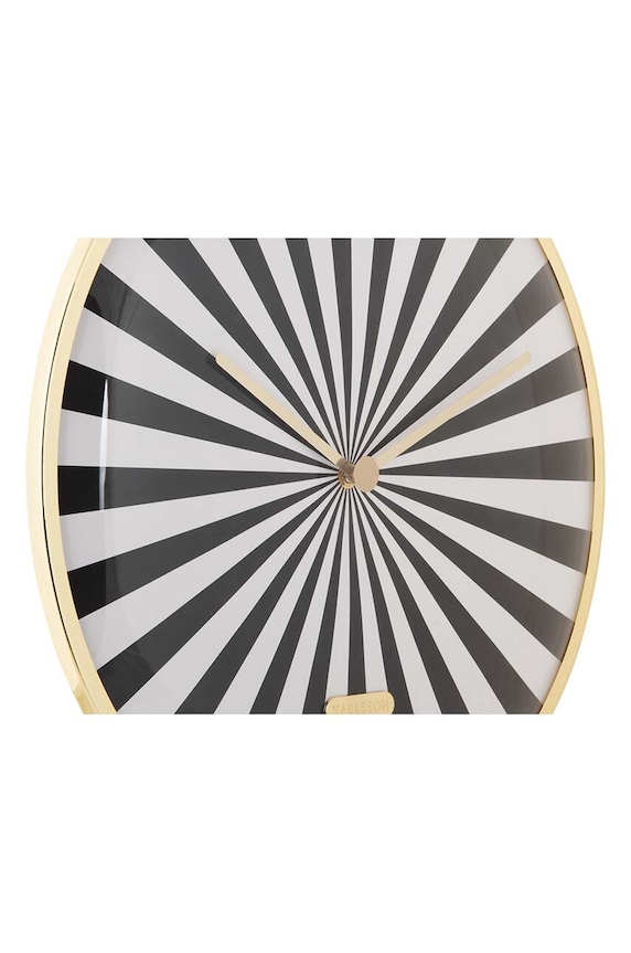 Salon i sypialnia Karlsson zegar ścienny Candy Swirl Dome KA6007BK multicolor
