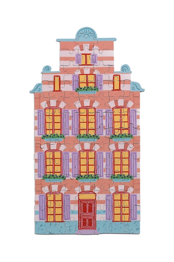 &k amsterdam puzzle Canal House Stairs 84 elementy multicolor 4252.01