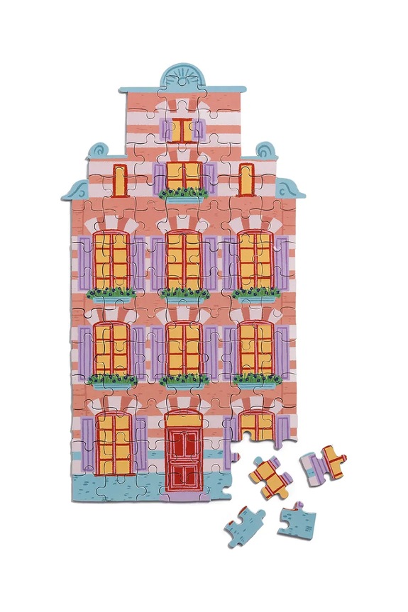 &k amsterdam puzzle Canal House Stairs 84 elementy 4252.01 multicolor AA00