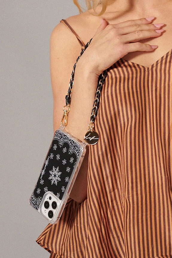 Лайфстайл Цепочка для телефона LaCoqueFrançaise Lou 40 cm LE314873 чёрный