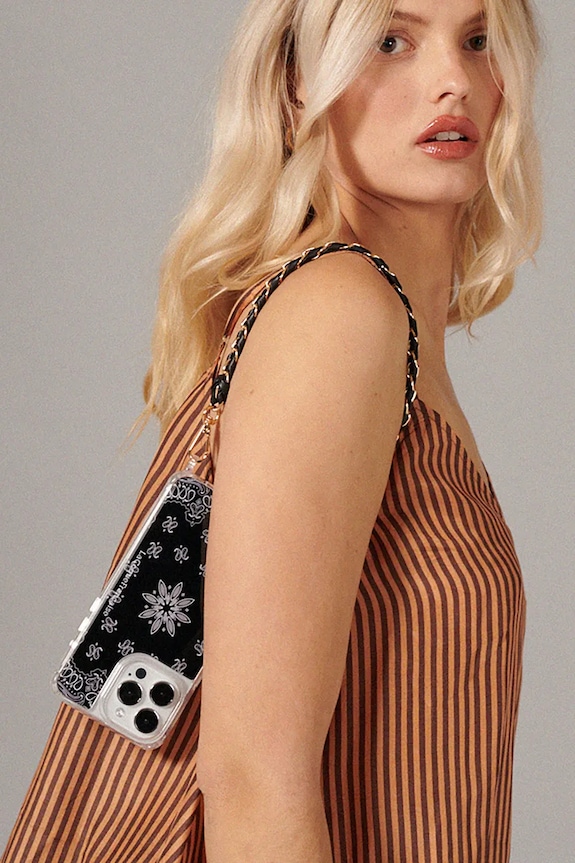 Цепочка для телефона LaCoqueFrançaise Lou 40 cm чёрный LE314873