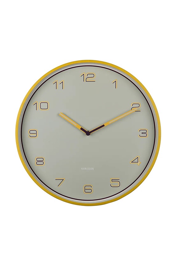 Настінний годинник Karlsson Lined Numbers барвистий KA6013BY