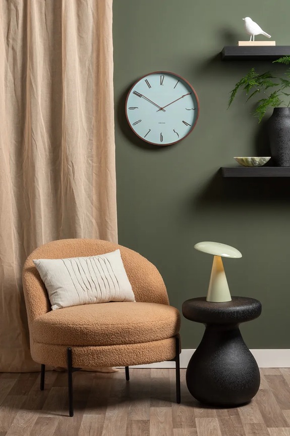 Zidni sat Karlsson Scandia šarena KA6014BL