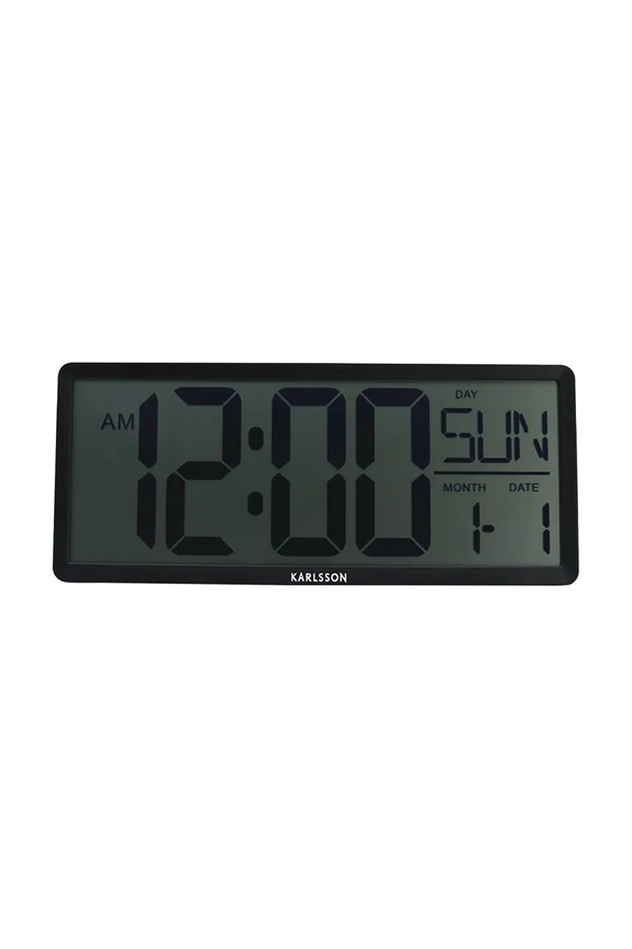 Nástenné hodiny Karlsson Retro LCD viacfarebná KA6020BK