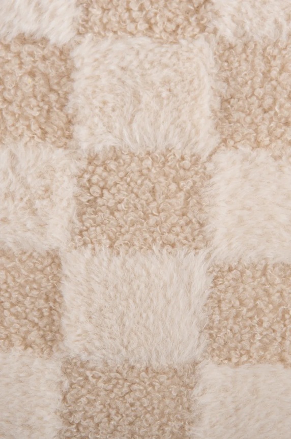 Leitmotiv scaun de puf Checker LM2091WH multicolor AA00
