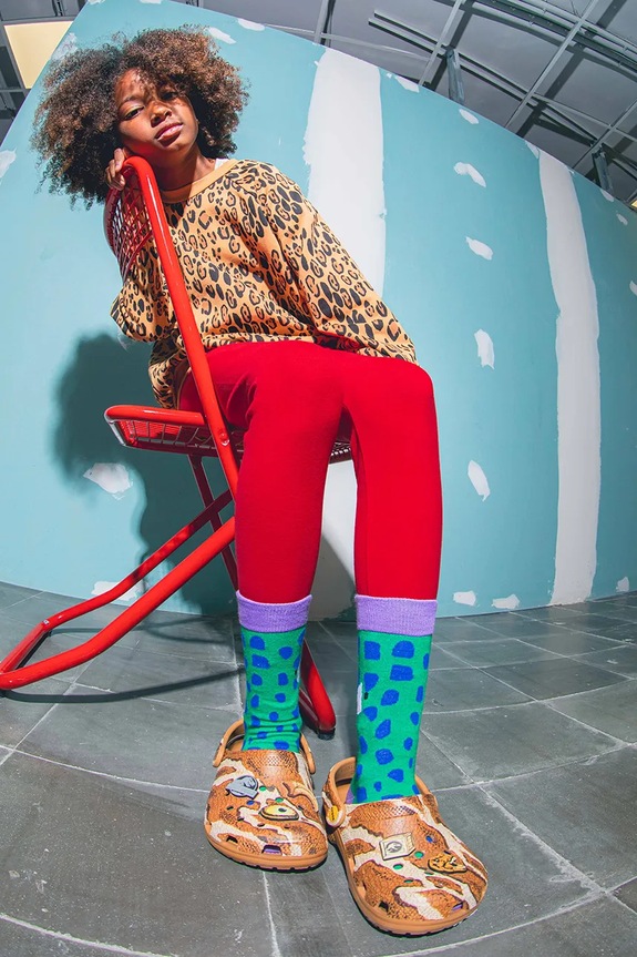 Eat My Socks skarpetki dziecięce Hungry Dino Kids multicolor EMSKIDDIN